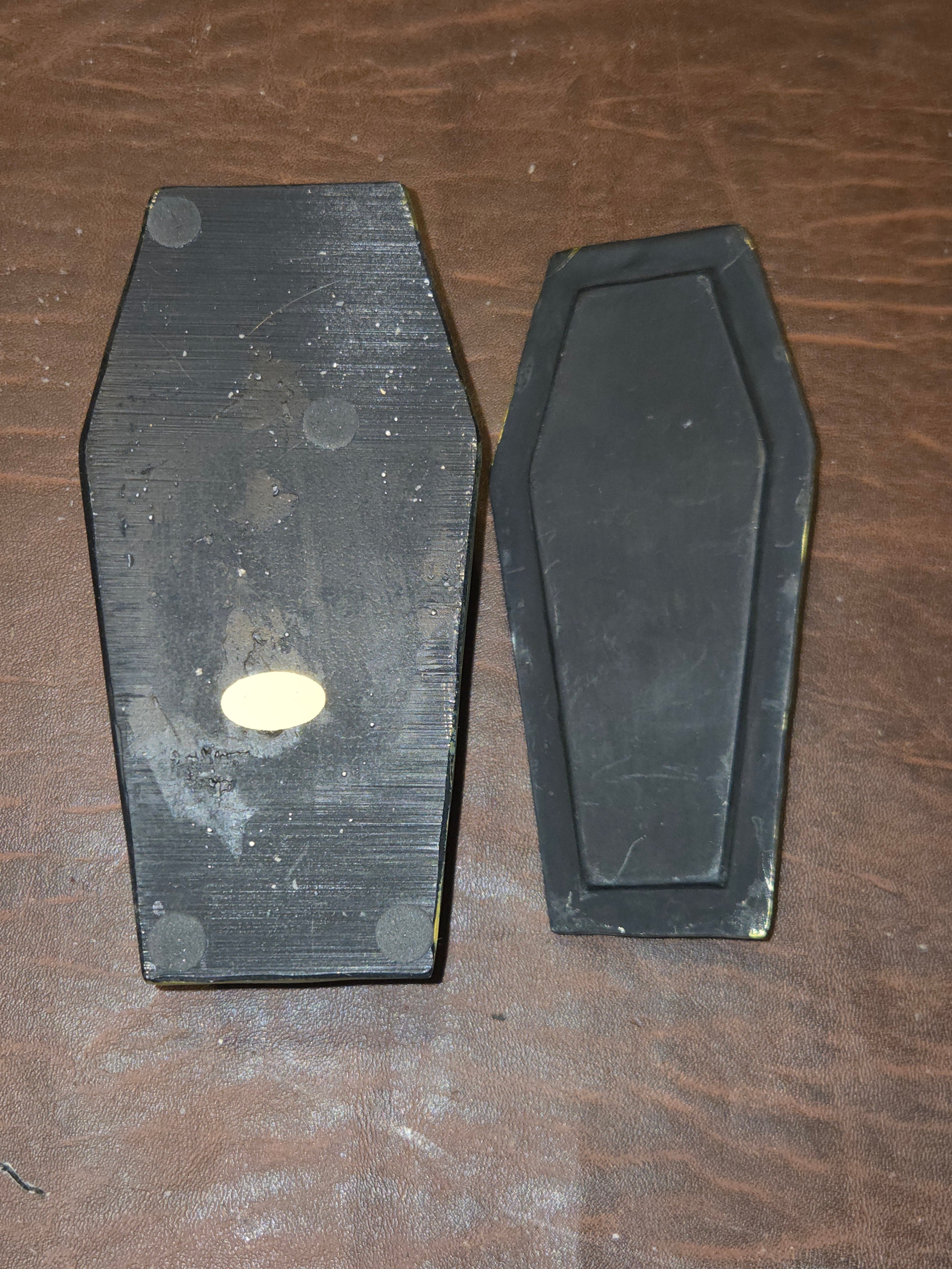 Gothic Noir Coffin Skeleton Trinket Box