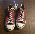 Ladies Maroon Converse Shoes