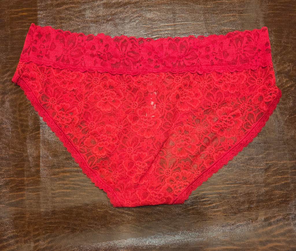 Victoria's Secret "The Lacie" Floral Lace Hiphugger Panty