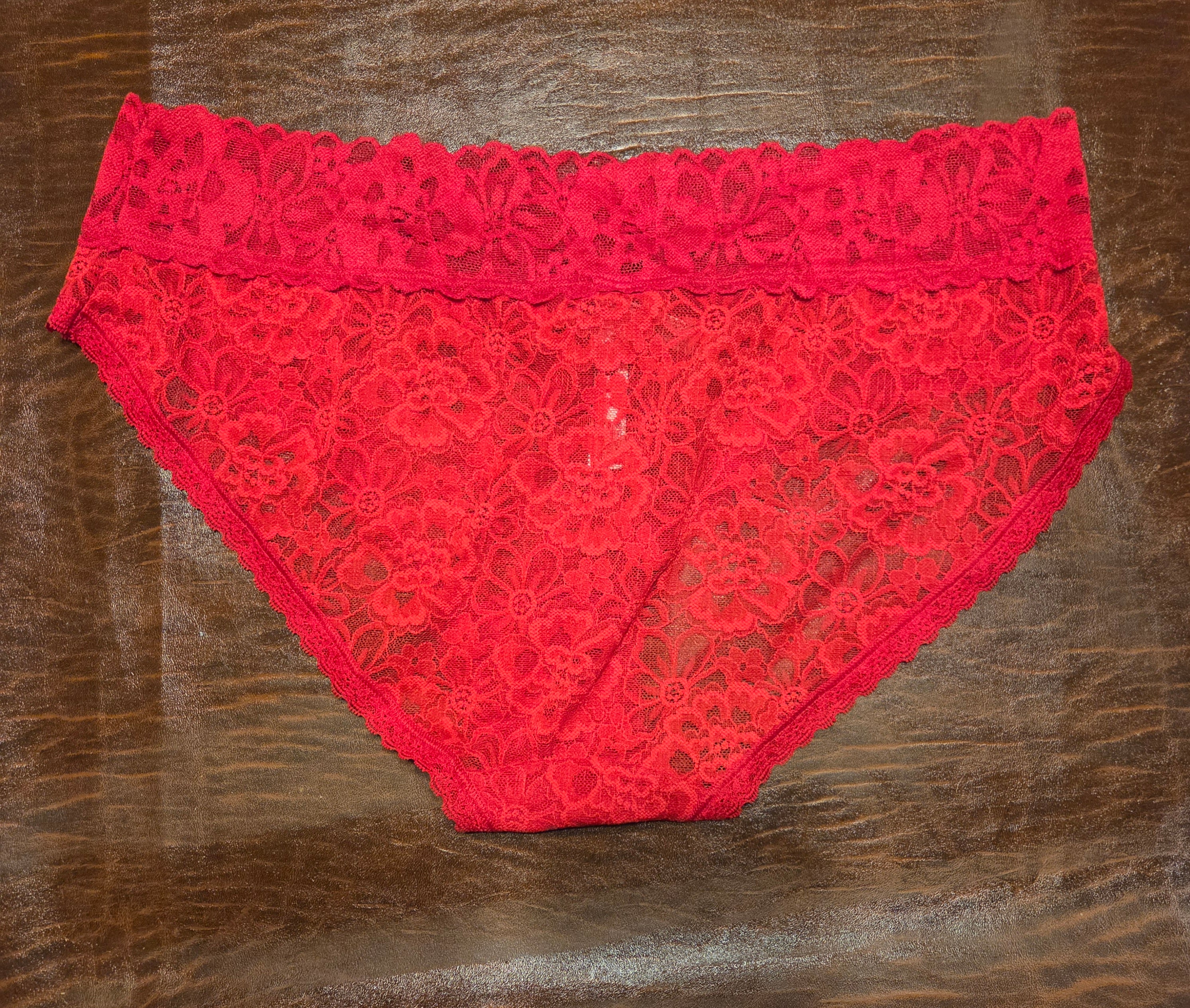 Victoria's Secret "The Lacie" Floral Lace Hiphugger Panty