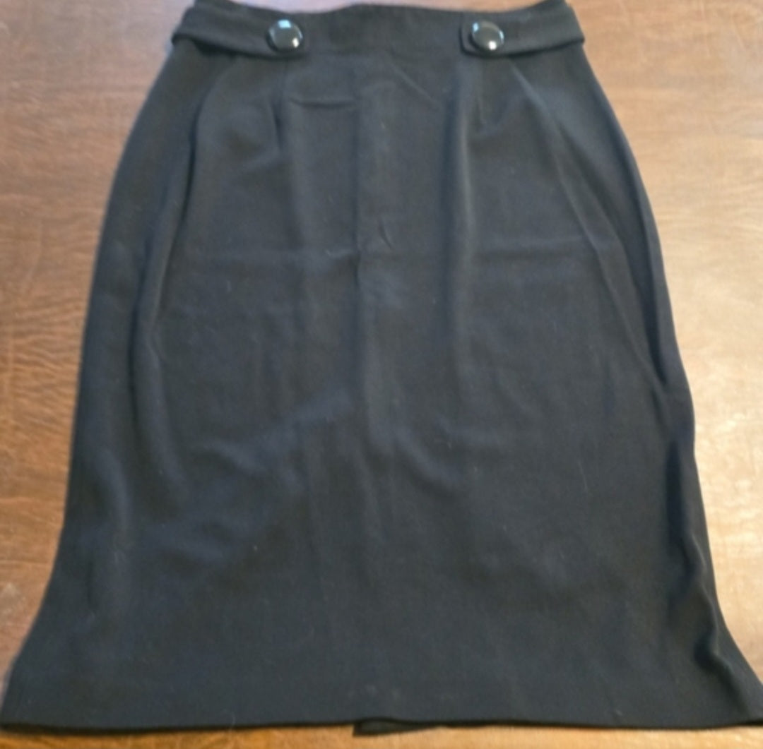 Ladies Black Pencil Skirt