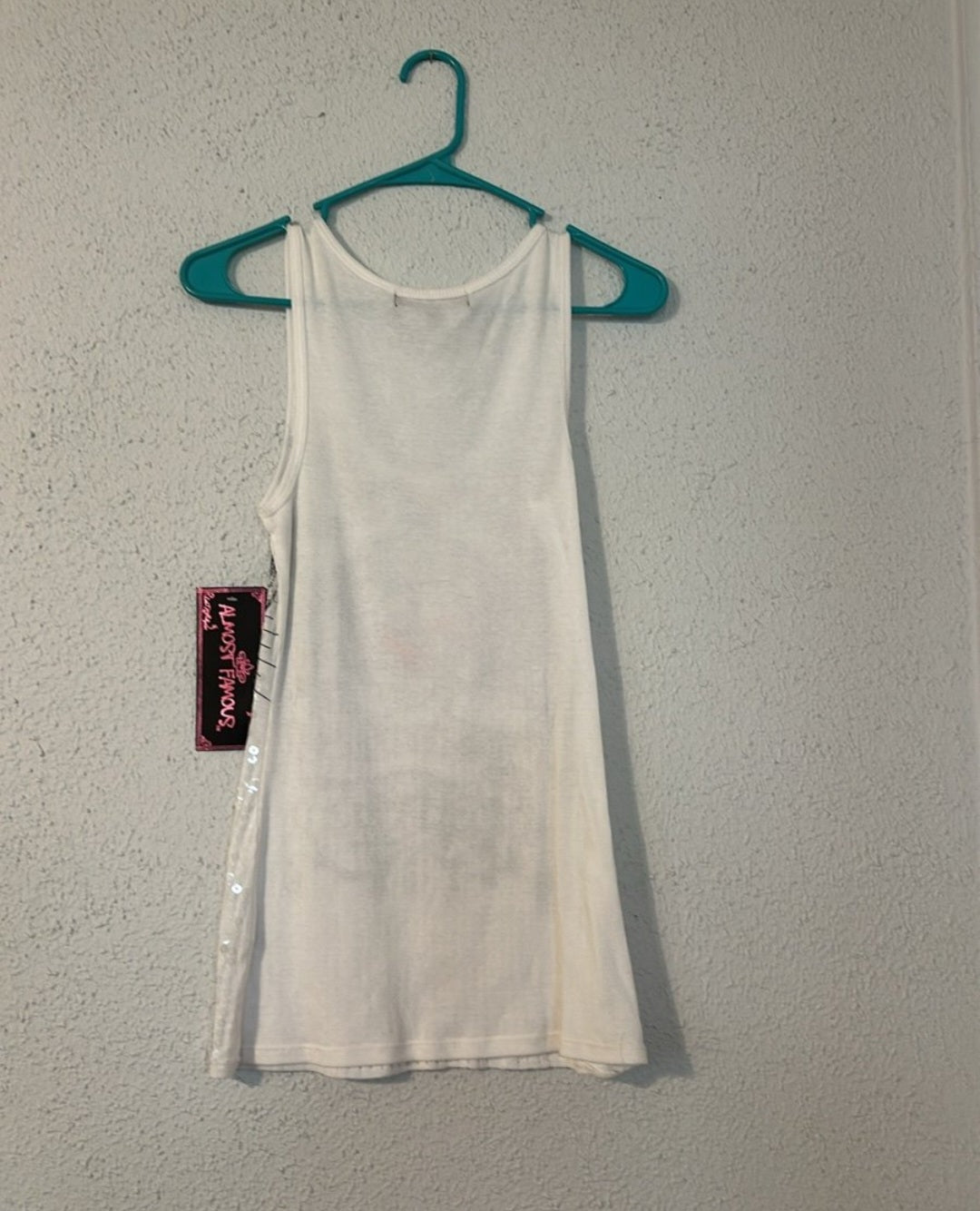 Ladies Almost Famous Sequin Tank