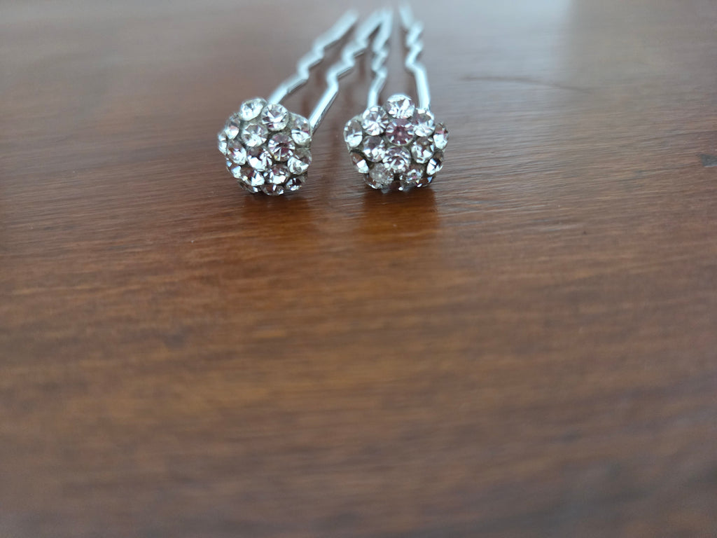 Rhinestone hair pins