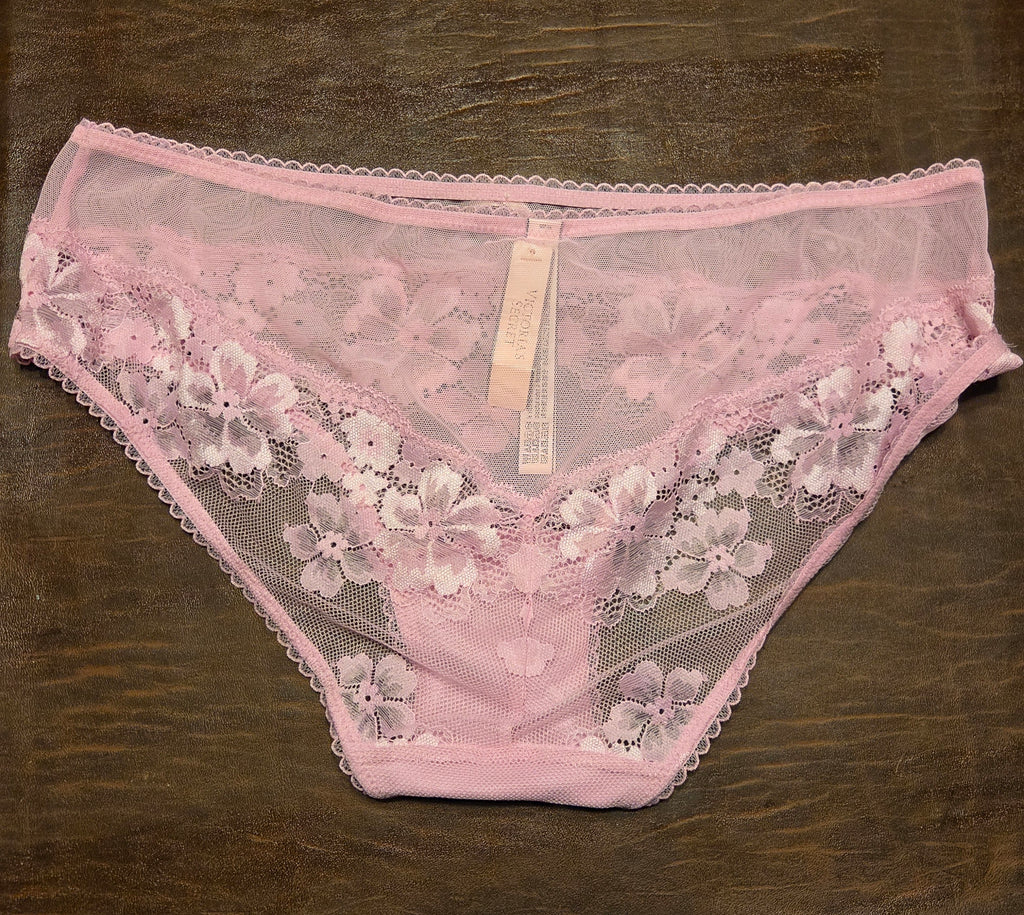 Victoria’s Secret "Body by Victoria" Sheer Floral Lace Bikini Panties