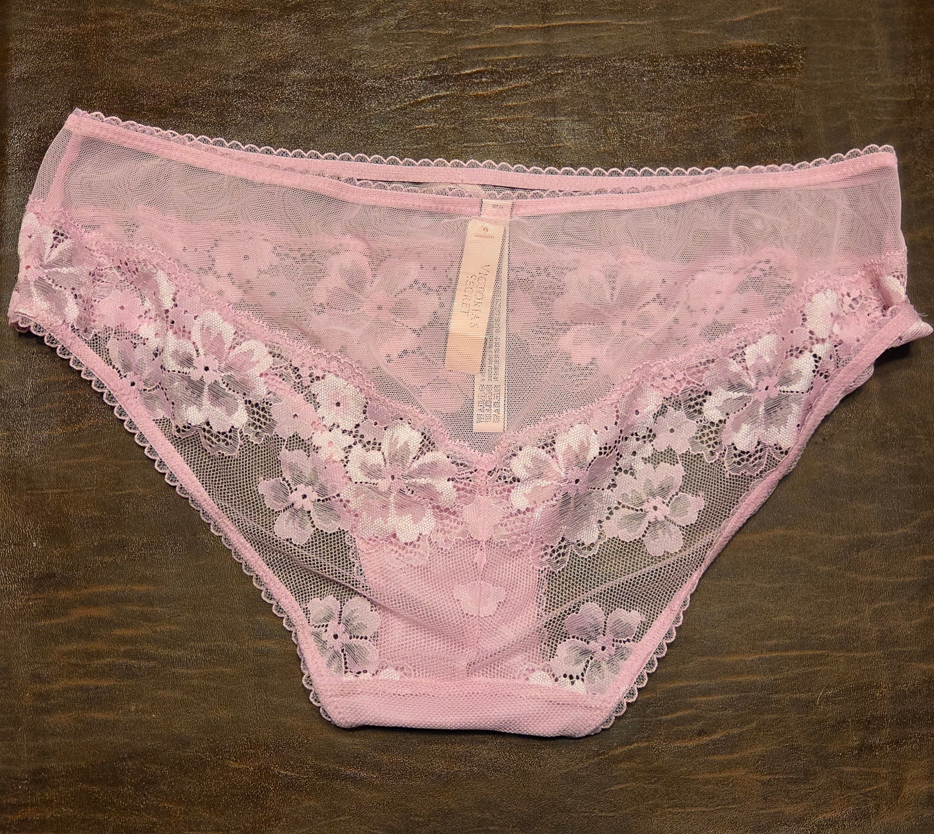 Victoria’s Secret "Body by Victoria" Sheer Floral Lace Bikini Panties