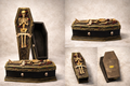 Gothic Noir Coffin Skeleton Trinket Box