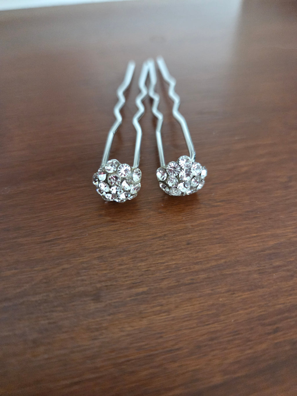 Rhinestone hair pins