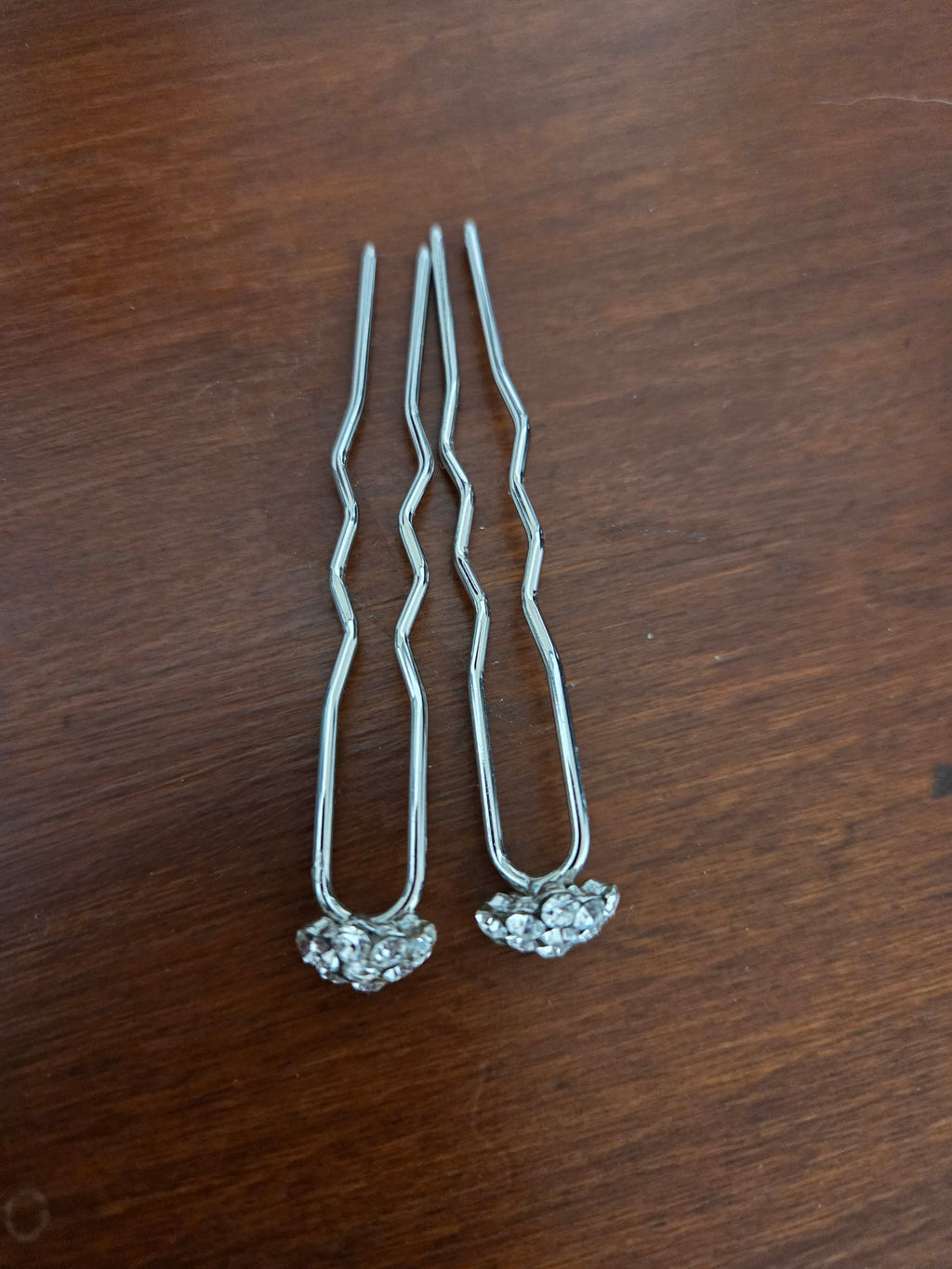 Rhinestone hair pins