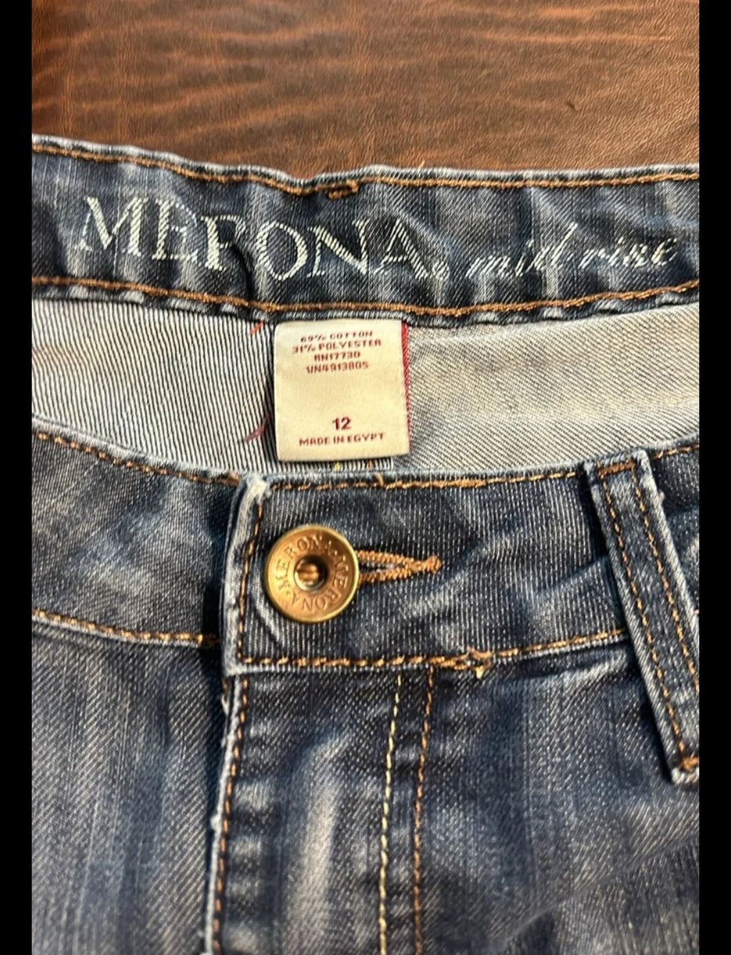 Merona cuffed Capris