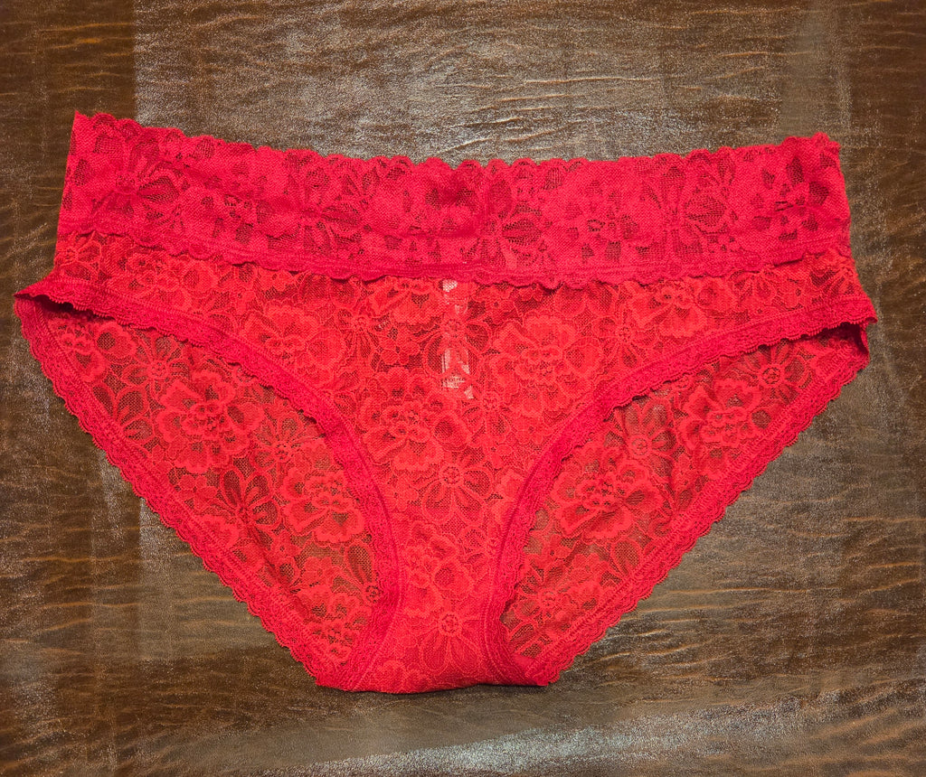 Victoria's Secret "The Lacie" Floral Lace Hiphugger Panty